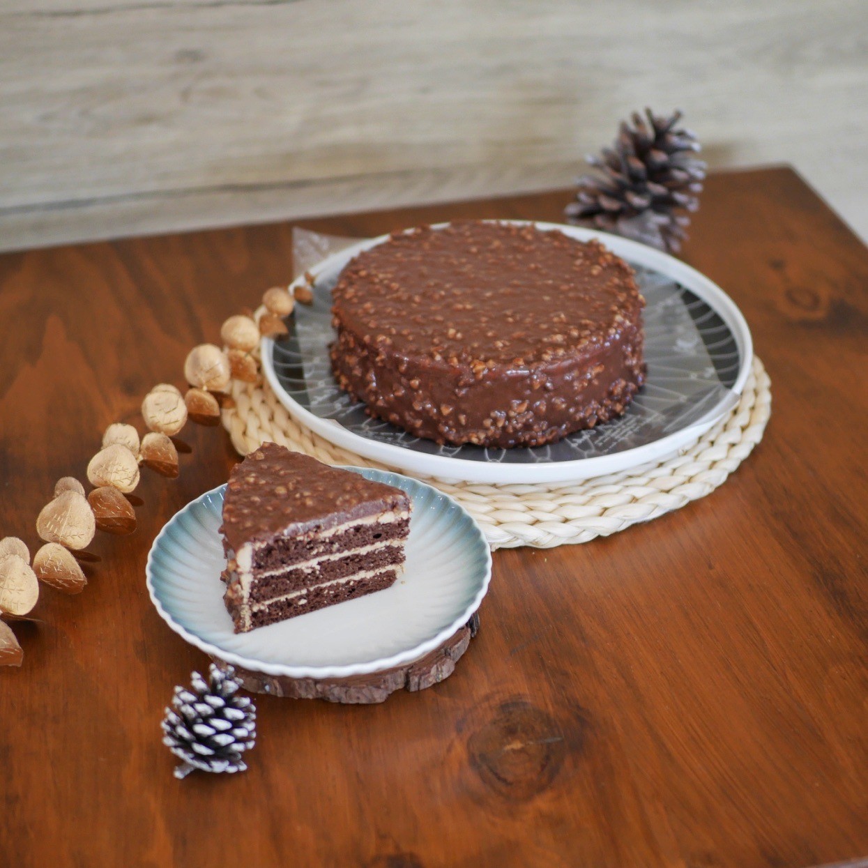 摩卡可可蛋糕|咖啡香氣 × 可可濃醇 四月南風摩卡可可蛋糕,融合咖啡與可可風味的綿密蛋糕