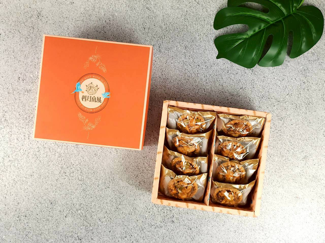 四月南風綜合堅果塔，香酥塔皮搭配嚴選堅果，送禮首選
